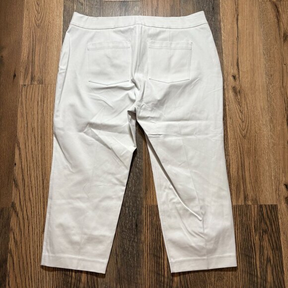 SPANX Supersmooth Stretch Twill Slim Straight Pant White Size 3X NWOT - Picture 5 of 6